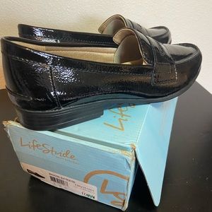 LifeStride Black Madison Loafers